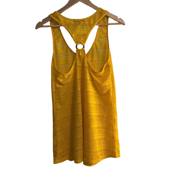 3/$12 Yellow Mesh Swimsuit Coverup - Picture 4 of 9